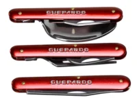 Conjunto de Talheres Trekker Guepardo para camping em aço