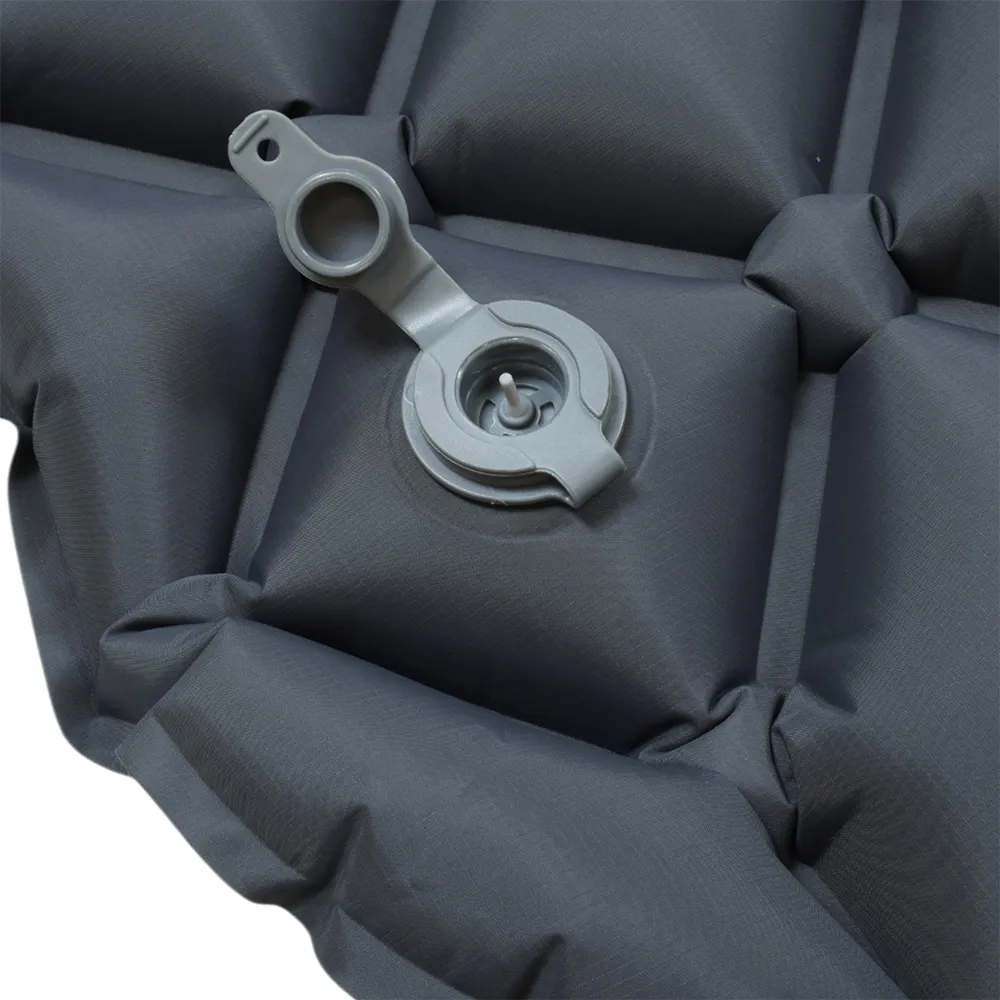 Colchonete Inflável Casal 195x120x5,5cm Nylon TPU DOTT GUEPARDO Cinza - Imagem 4